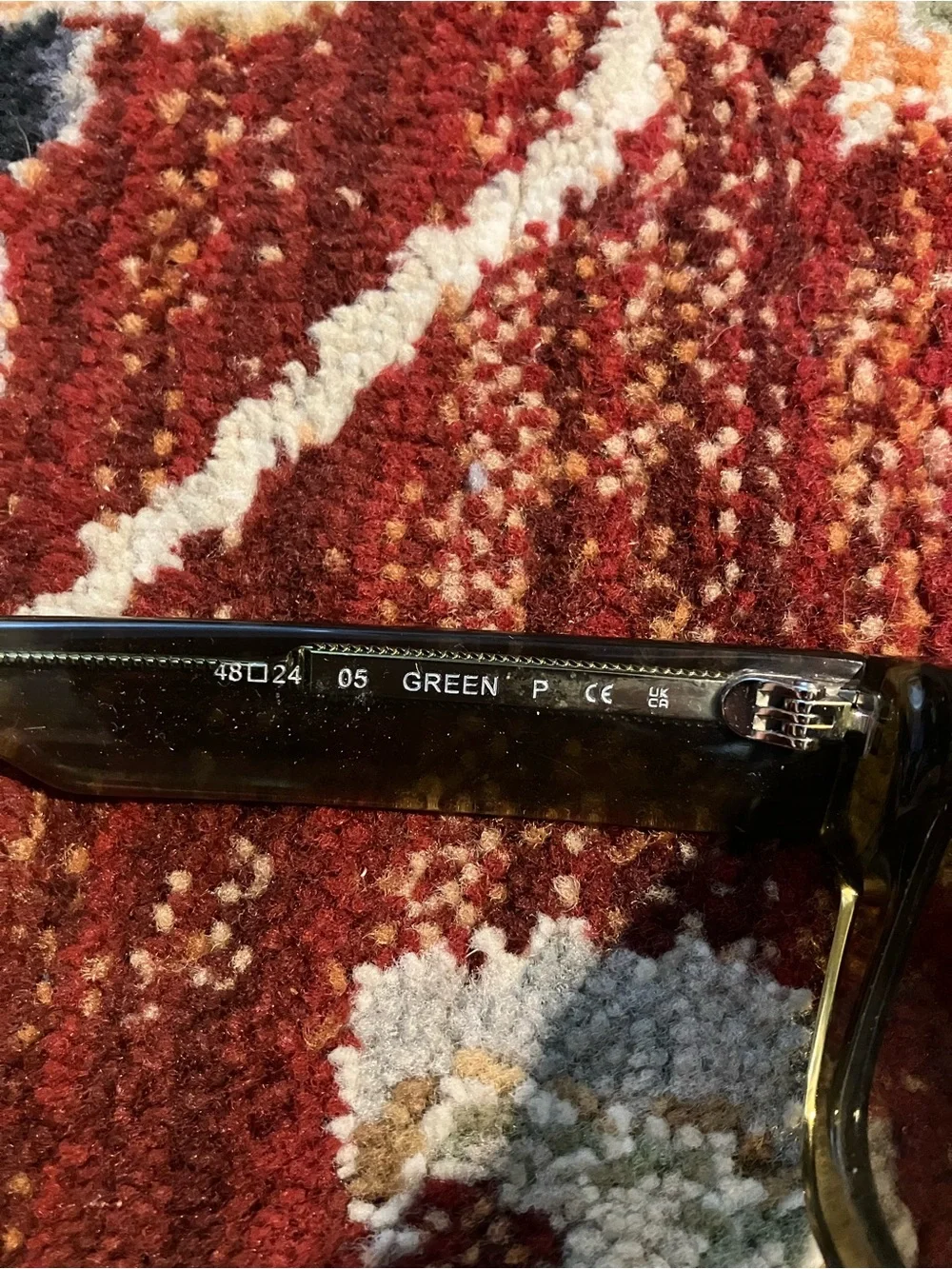 Chimi Olive Green Rectangular Sunglasses